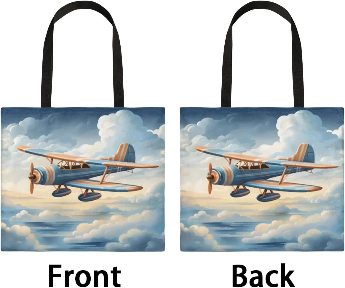 Religious Building Canvas Tote Bag for Women Men Stylish Tote Handbag Shoulder Bag Reusable Grocery Bag