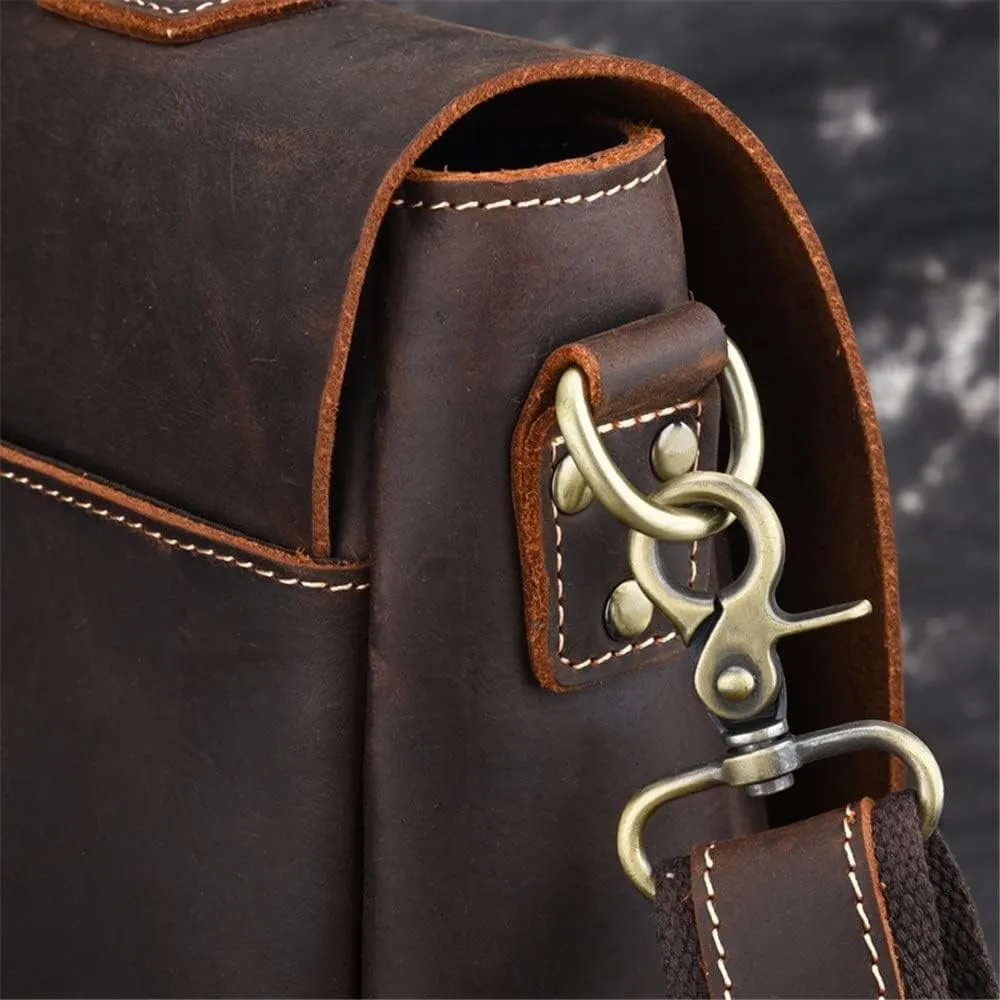 Retro Handbag Men's Bag Business Document Casual Shoulder Messenger Bag Casual Messenger Bag