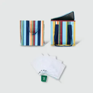 Retro Stripe Market Set