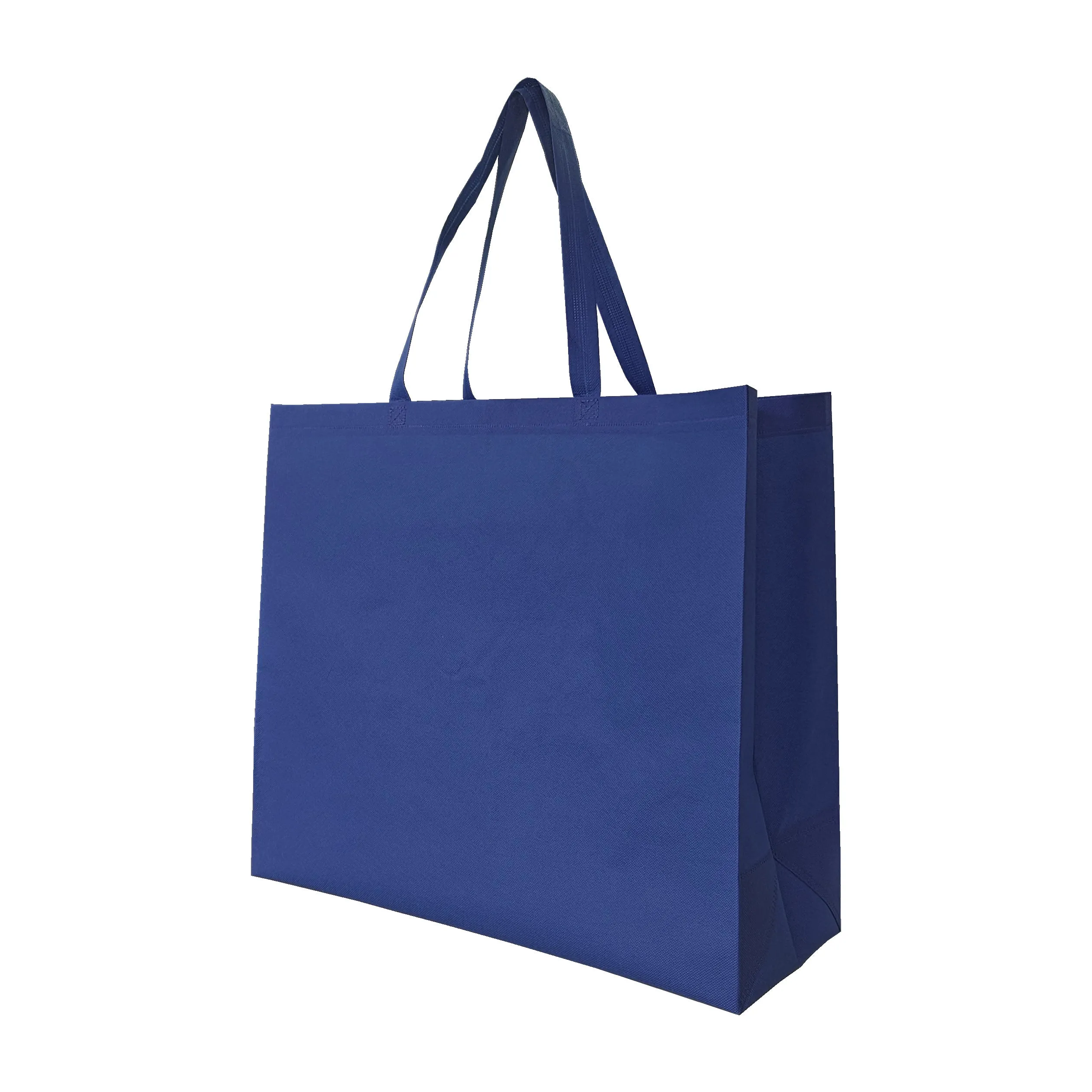 Reusable Non-Woven Shopping Bags | Blue | 50 Pack