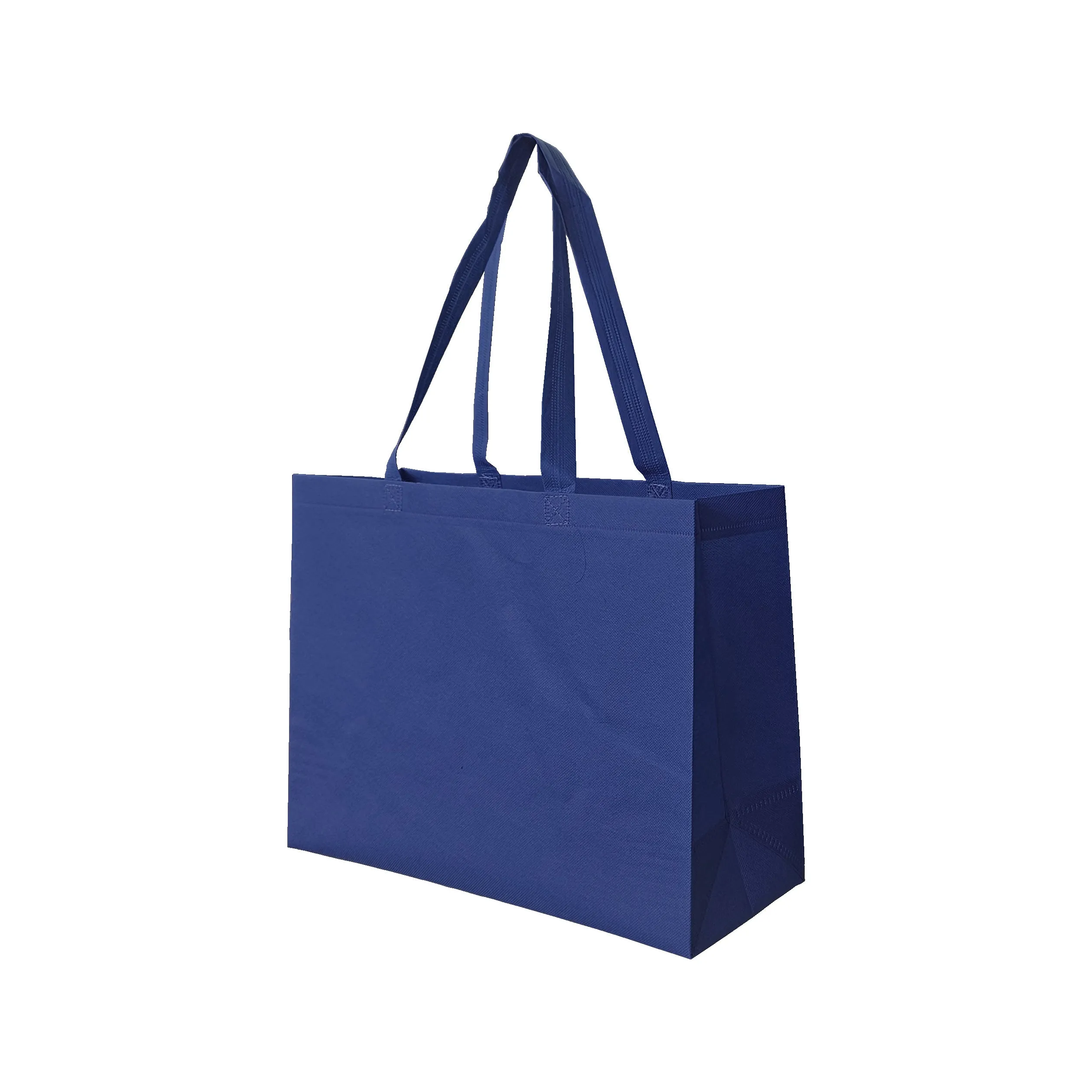 Reusable Non-Woven Shopping Bags | Blue | 50 Pack