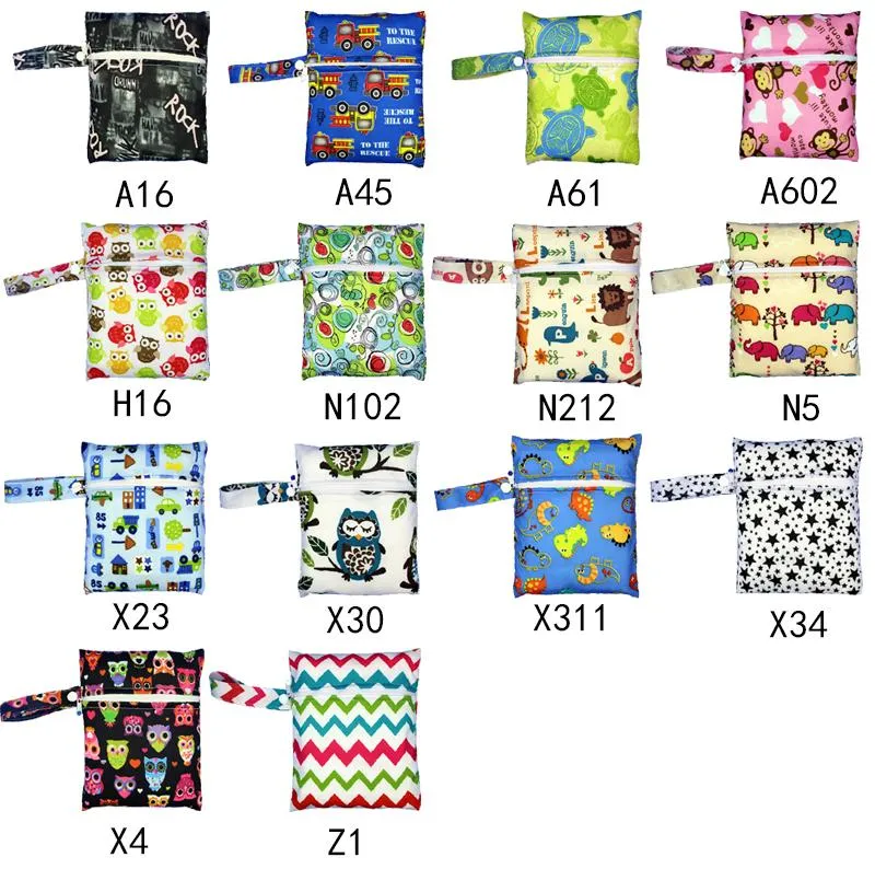 Reusable Printed Waterproof Diaper Wet bag On Sale