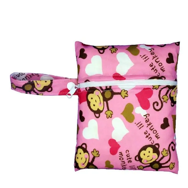 Reusable Printed Waterproof Diaper Wet bag On Sale