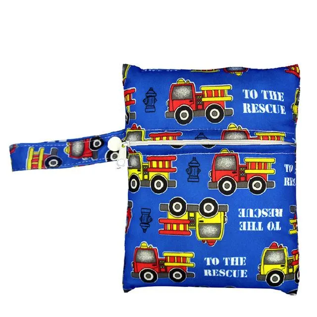 Reusable Printed Waterproof Diaper Wet bag On Sale