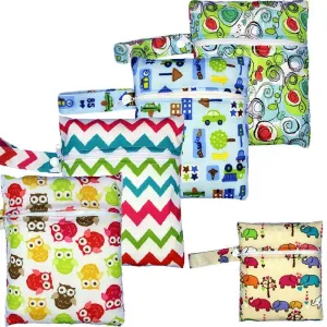 Reusable Printed Waterproof Diaper Wet bag On Sale