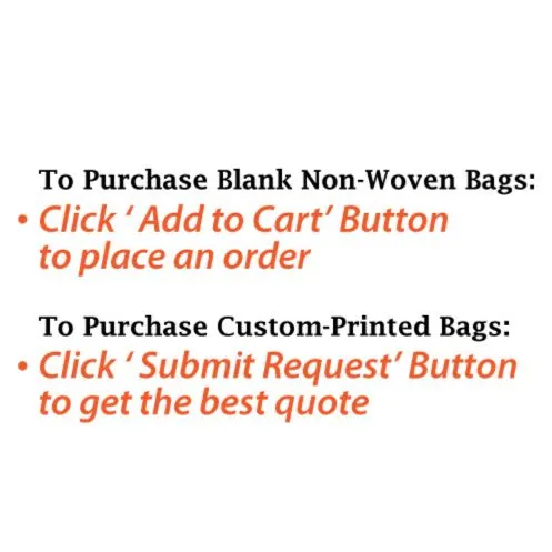 Reusable Shopping Bags Laminated Non-Woven Bag 10"W x 4"D x 13"H - 110gsm