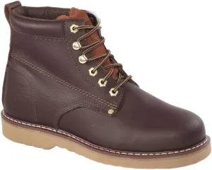 Rhino 61M28 6 inch Plain Toe Leather Work Boot - Brown (10)