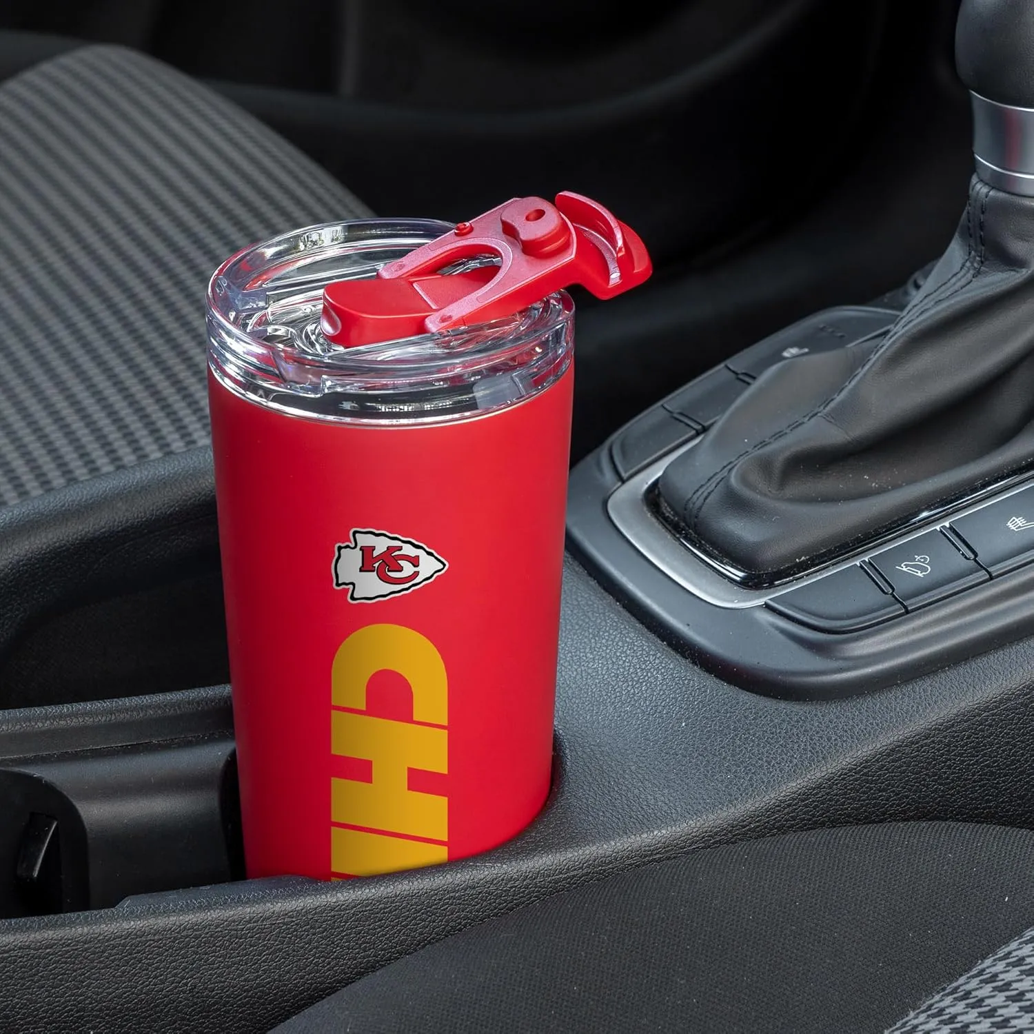 Rico Industries NFL Football 24oz Stainless Steel Tumbler with Lid and Dual Functioning Lid