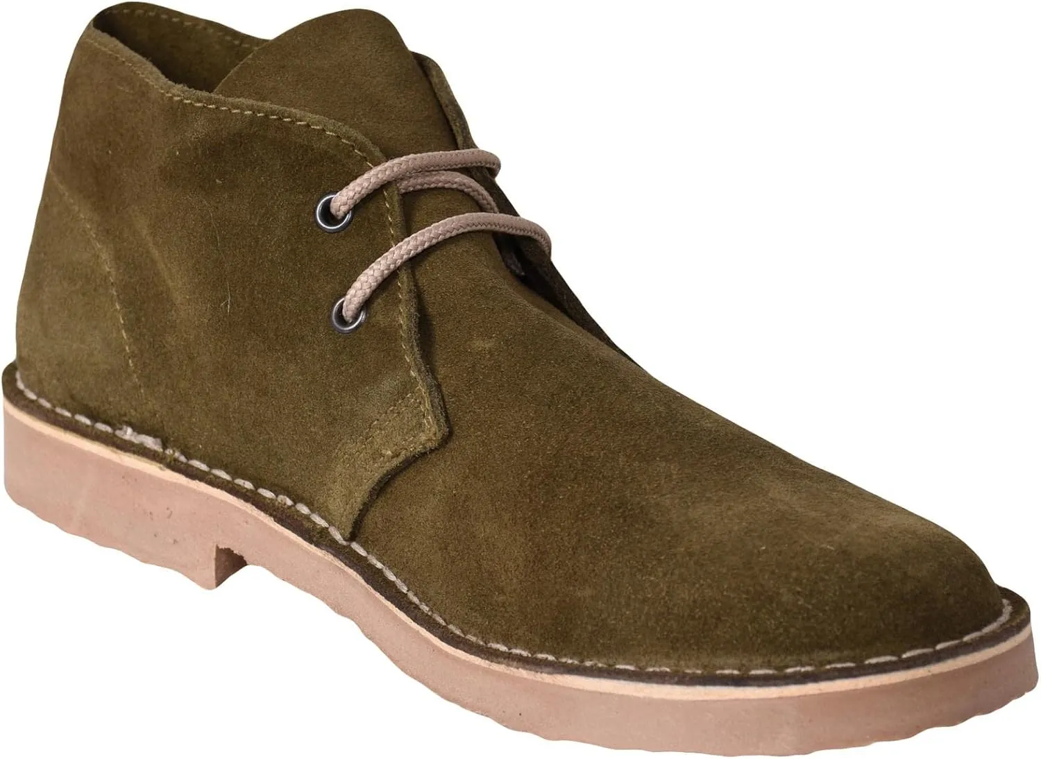 Roamers Mens Real Suede Unlined Desert Boots