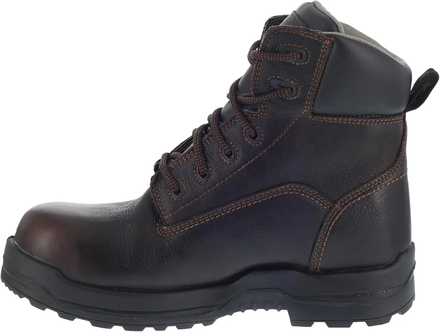 Rockport Mens Brown Leather Work Boots CT More Energy Lace-Up