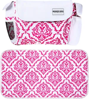 Roogo Convertible Diaper Bag with Car Seat & Stroller Attachment, Built-In Bottle Holder, Included Changing Pad