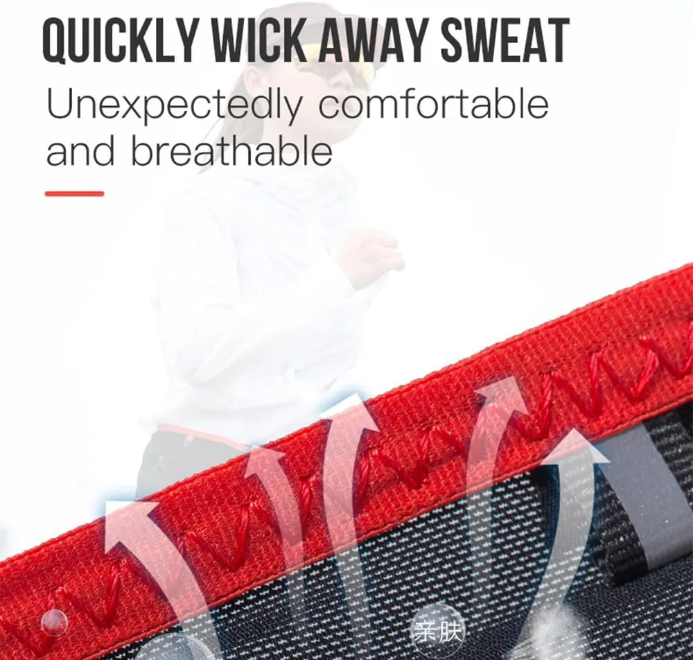 Running Hydration Belt with 250ml Soft Flask, Quick Drying Running Belt for Cycling、Hiking、Marathon (black,L/XL)