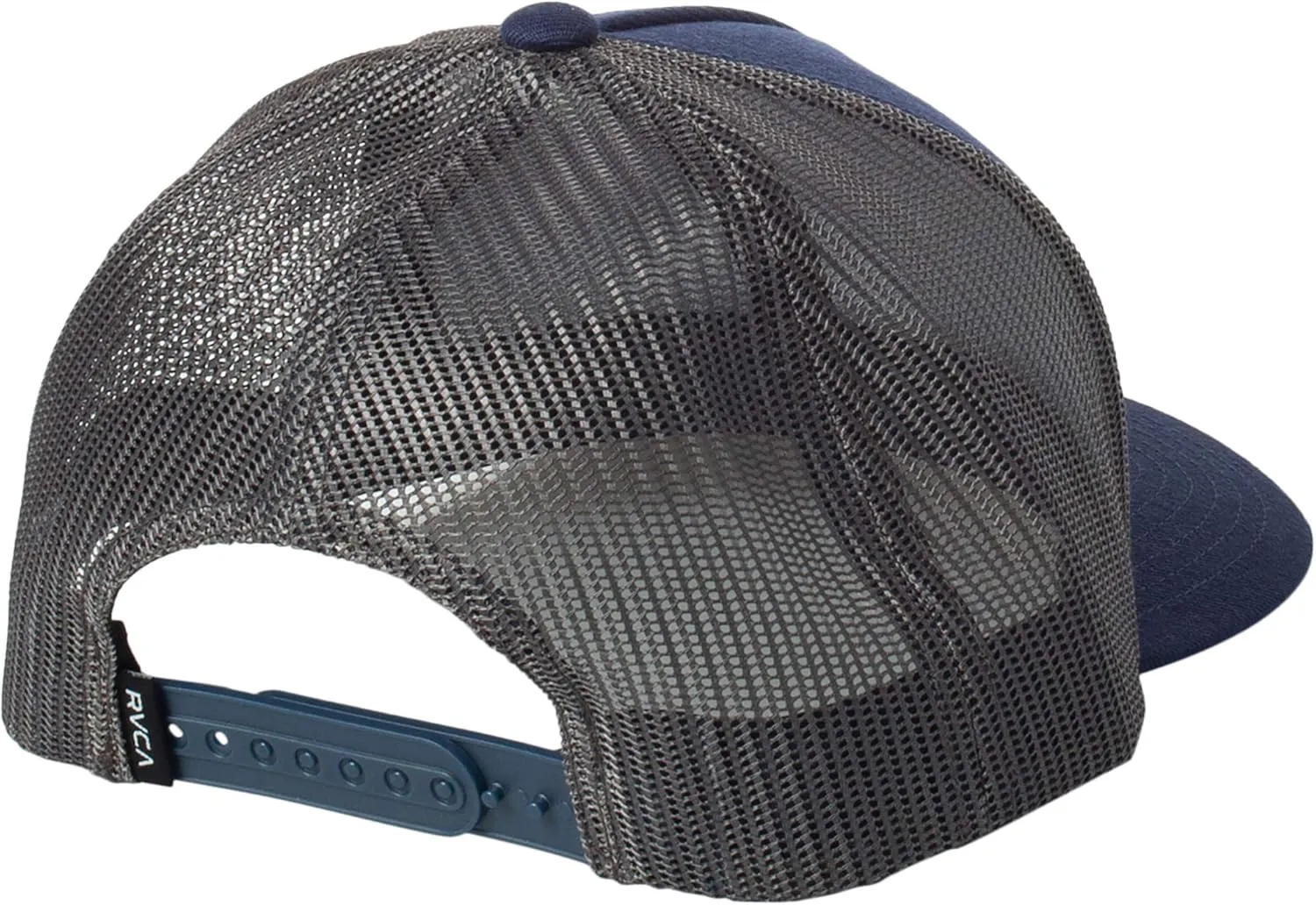 RVCA Men's Curved Brim Trucker Hat, Structured Hat with Curved Bill, Adjustable Snapback Closure