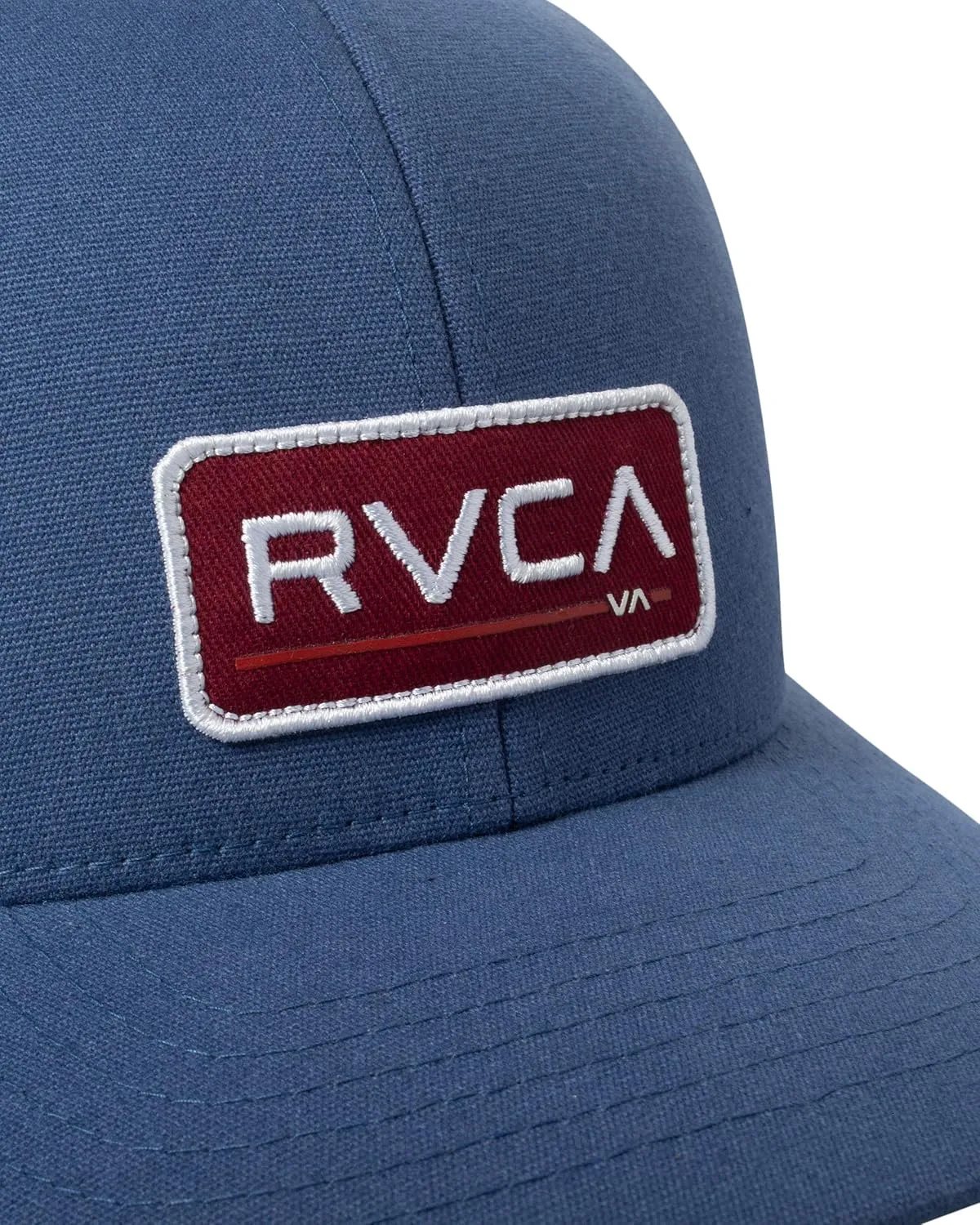 RVCA Men's Curved Brim Trucker Hat, Structured Hat with Curved Bill, Adjustable Snapback Closure