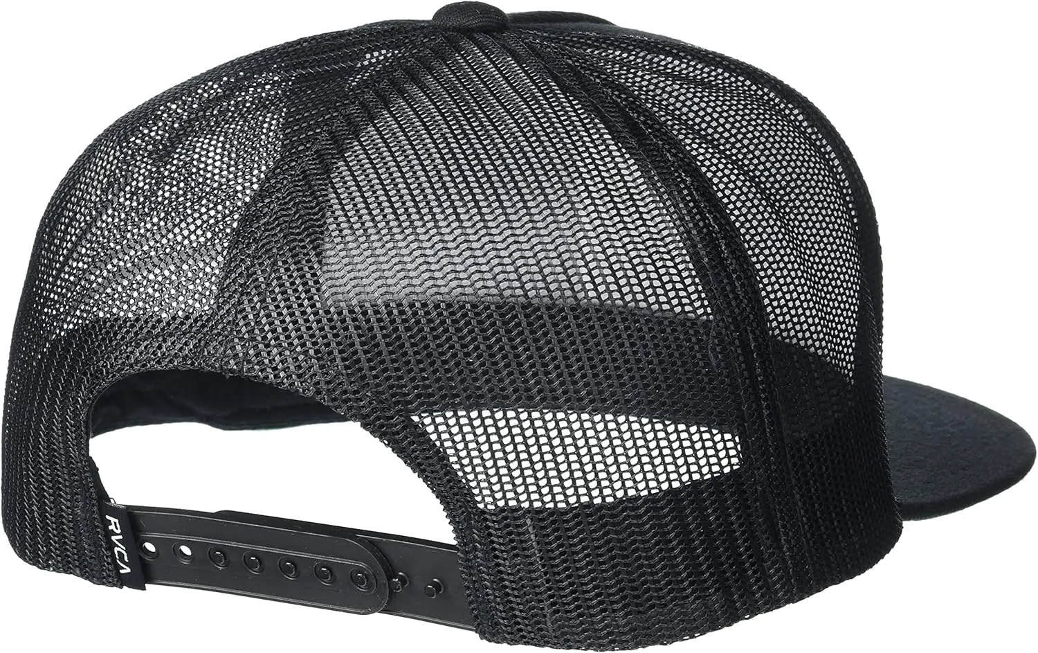 RVCA Men's Trucker Hat, Structured Hat with Stretch Mesh Back, Adjustable Snapback Closure
