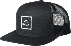RVCA Men's Trucker Hat, Structured Hat with Stretch Mesh Back, Adjustable Snapback Closure