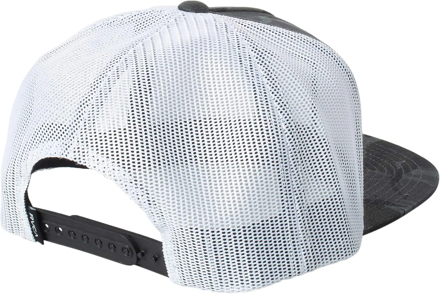 RVCA Men's Trucker Hat, Structured Hat with Stretch Mesh Back, Adjustable Snapback Closure