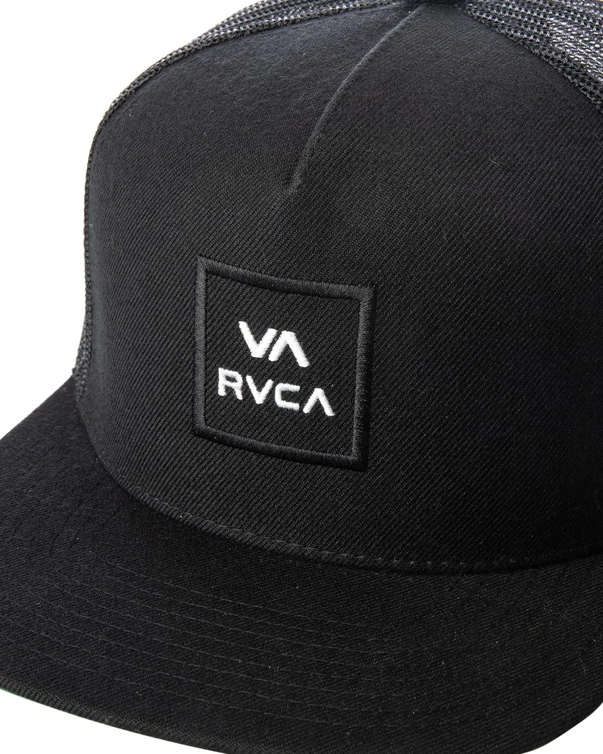 RVCA Men's Trucker Hat, Structured Hat with Stretch Mesh Back, Adjustable Snapback Closure