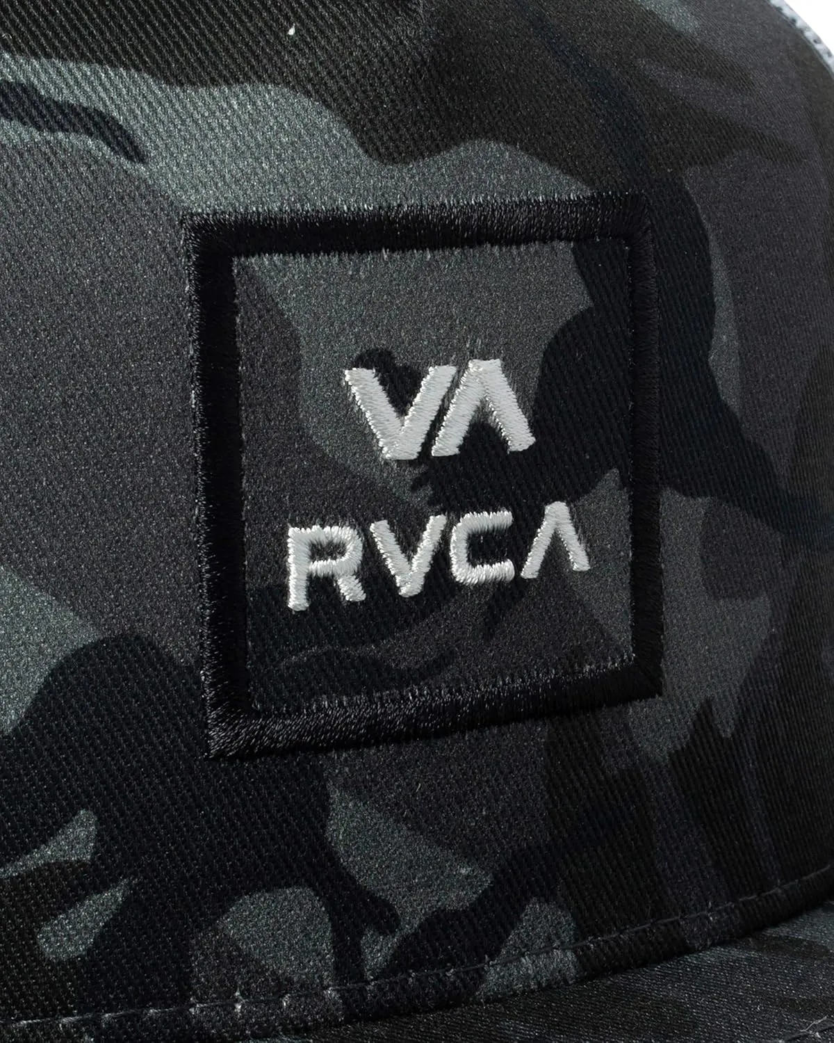 RVCA Men's Trucker Hat, Structured Hat with Stretch Mesh Back, Adjustable Snapback Closure