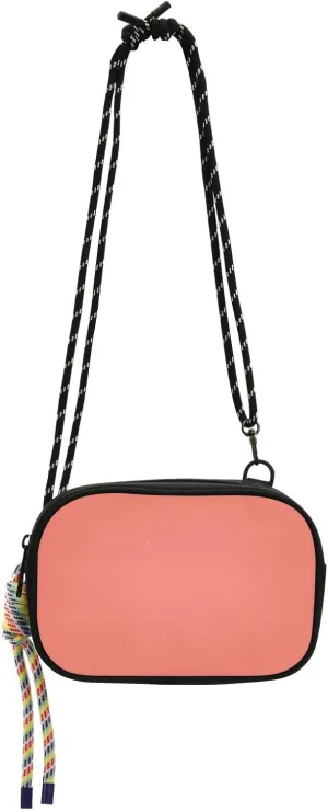 Salmon Solid Color Pure Plain Peach Crossbody Wallet Purse for Men Beauty with Adjustable Strap Mini Shoulder Bag Take a walk bolsa de mano para mujer