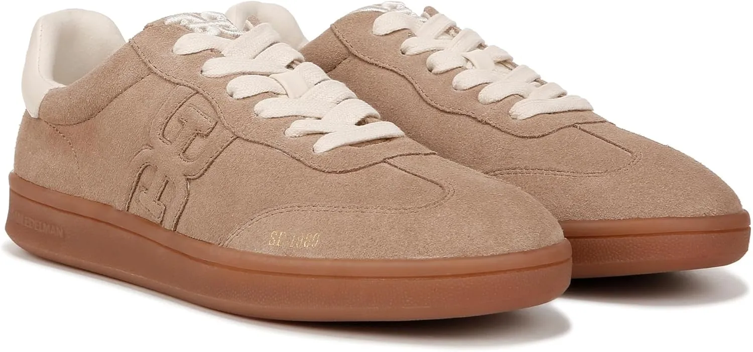 Sam Edelman Women's Tenny Sneaker, Taupe Suede, 9