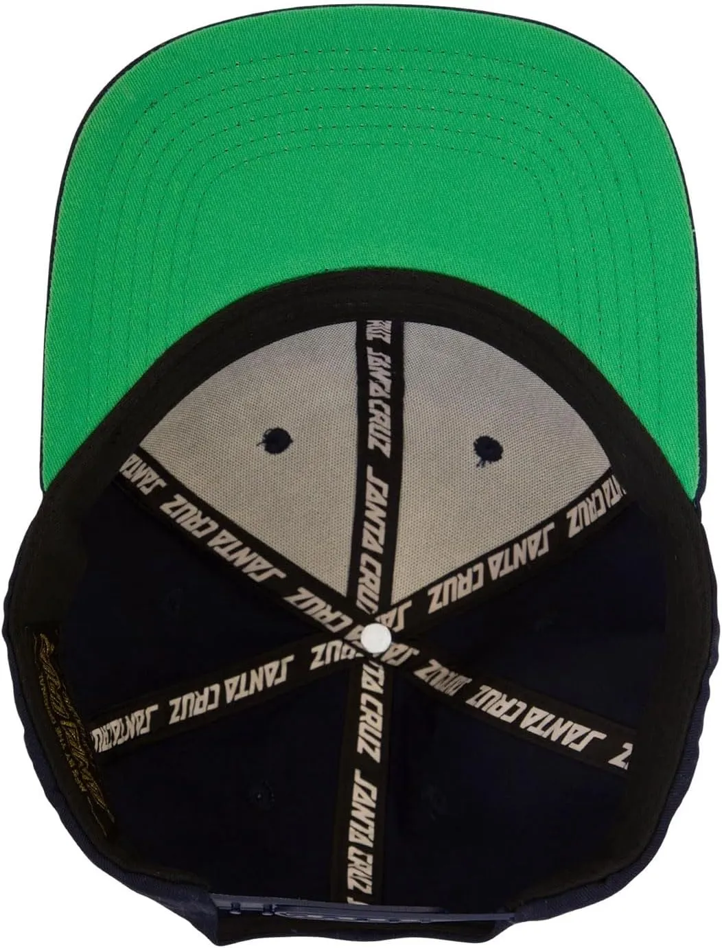 SANTA CRUZ Structured Snapback Cruz Label Skate Hat