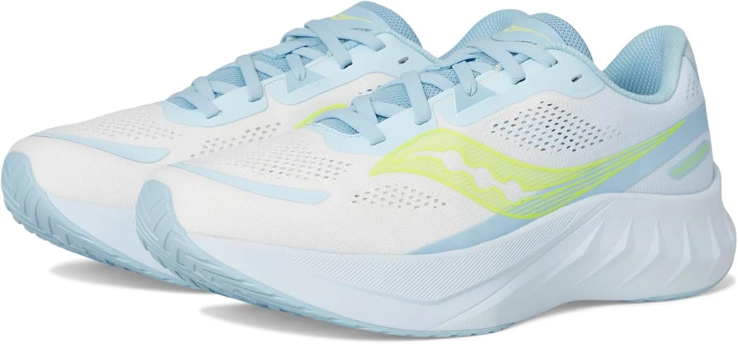 Saucony Women's Tide 2 Sneaker, White/ICE MELT, 8