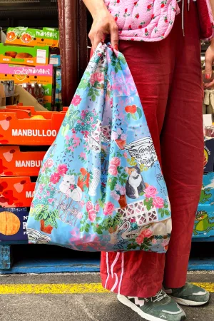 SHOPPING BAG - BLUE PALAZZO
