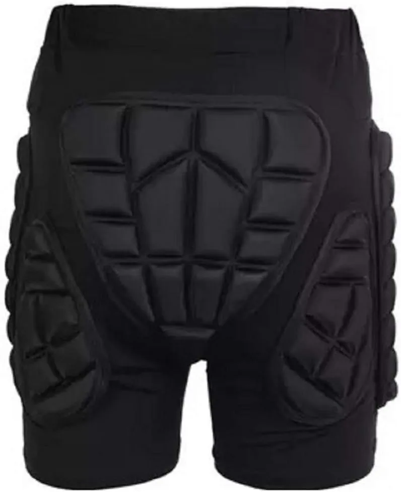 Silfrae 3D Protection Hip Paded Short Pants EVA Pad Short Protective Gear for Ski