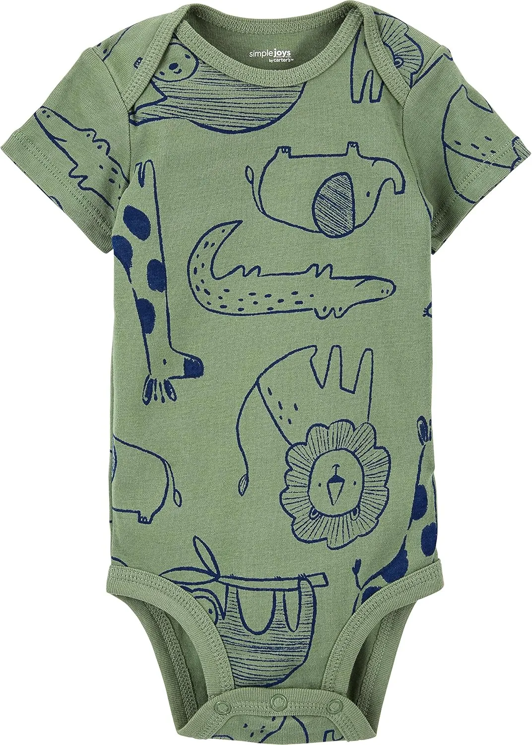 Simple Joys by Carter's Baby Boys' 6-Pack Short-Sleeve Bodysuit