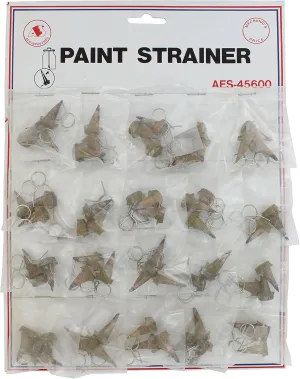 Siphon Feed Lock-On Spray Gun Strainer Set [60 Lock-On Strainers]