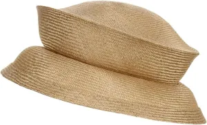 Sisal Collapsible Hat Women Nature One Size