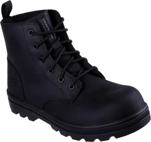 Skechers Women's Ace Up Rotund Cabon Nano Safety Toe Industrial Boot