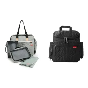 Skip Hop Duo Weekender, Grey Melange, One Size (Pack of 1)