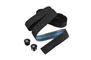 Skwiki Road Bike Handle Bar Tape, Adherent PU Leather, Gripy, High Rebound, Breatheable, Multi-Layer Structure (Black)