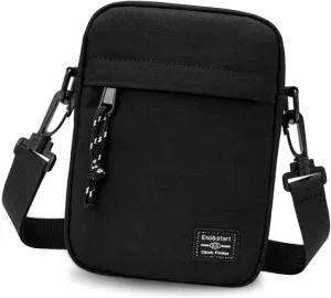 Sling bag for men - Compact Crossbody Bag with Adjustable Strap, Shoulder Bag for Men, Waterproof Crossbody Bag with Multi-Compartment, Small Sling Bag for Everyday Use and Travel Sling Bag