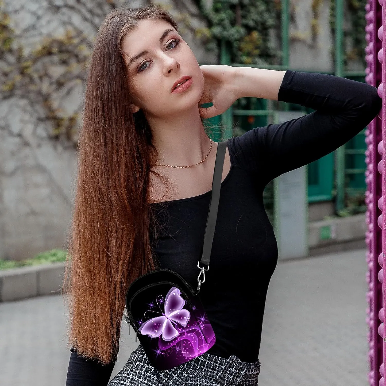 Small Cell Phone Purse for Women Crossbody Bag with Adjustable Strap Shoulder Purses Wallet Bags