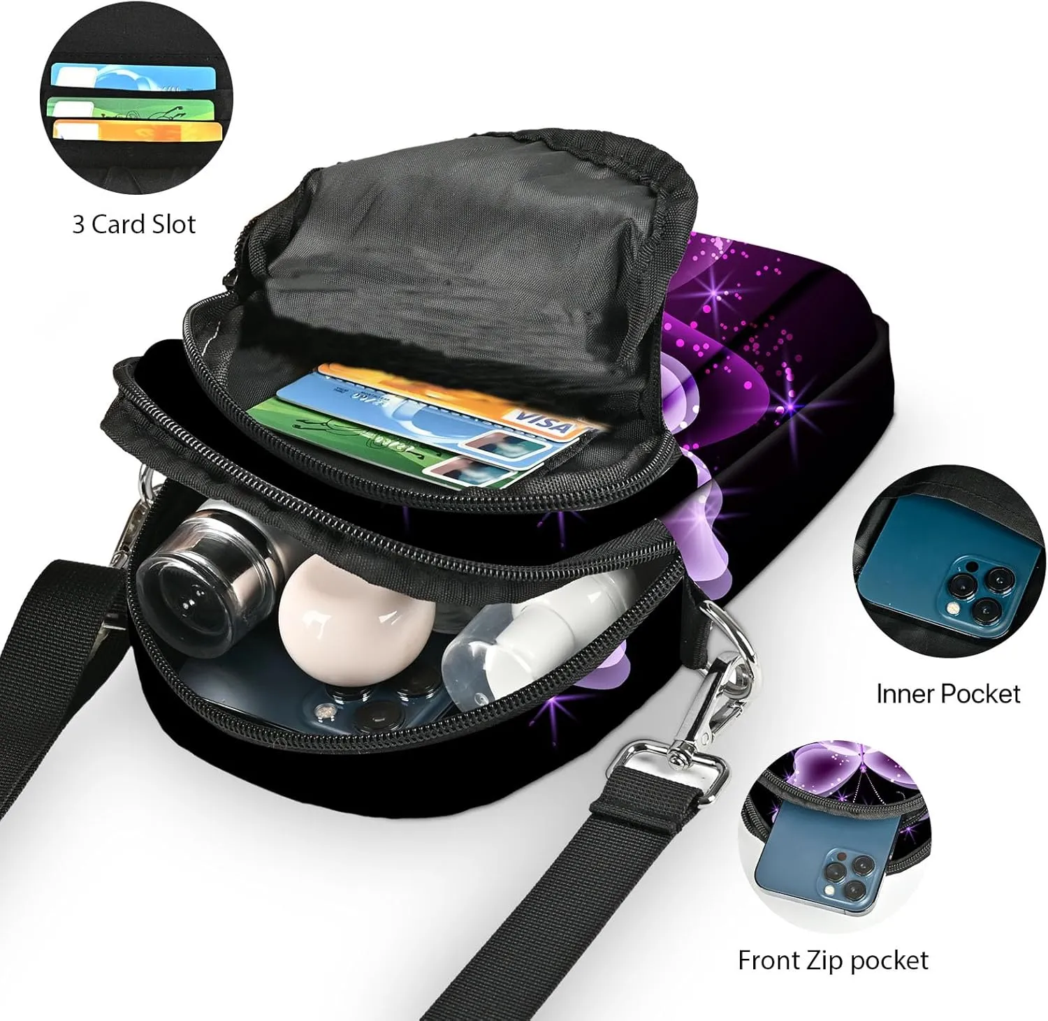 Small Cell Phone Purse for Women Crossbody Bag with Adjustable Strap Shoulder Purses Wallet Bags
