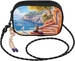 Small Crossbody Bags Seagull Landscape Spring for Women Cell Phone Purses Women's Shoulder Handbag Wallet Purse