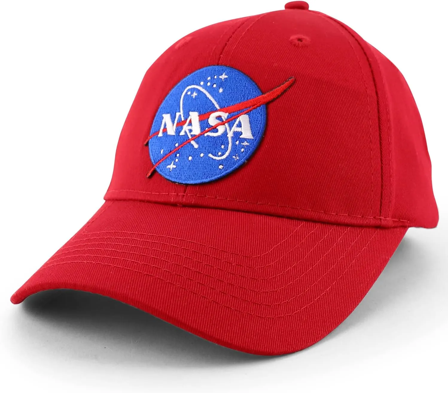 Small Insignia NASA Patch Youth Size Cotton Structured Baseball Cap