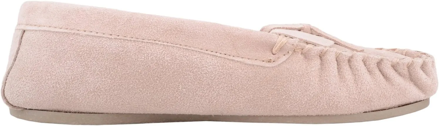 SNUGRUGS Ladies/Womens Soft Suede Moccasins/Slippers with Beautiful Cotton Lining
