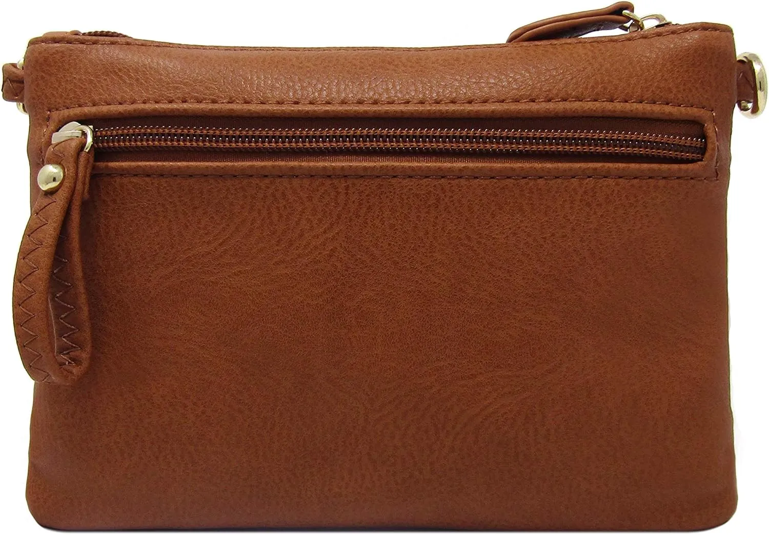 Solene Women's Detachable Wristlet Crossbody Bag With Multi Zipper Pockets