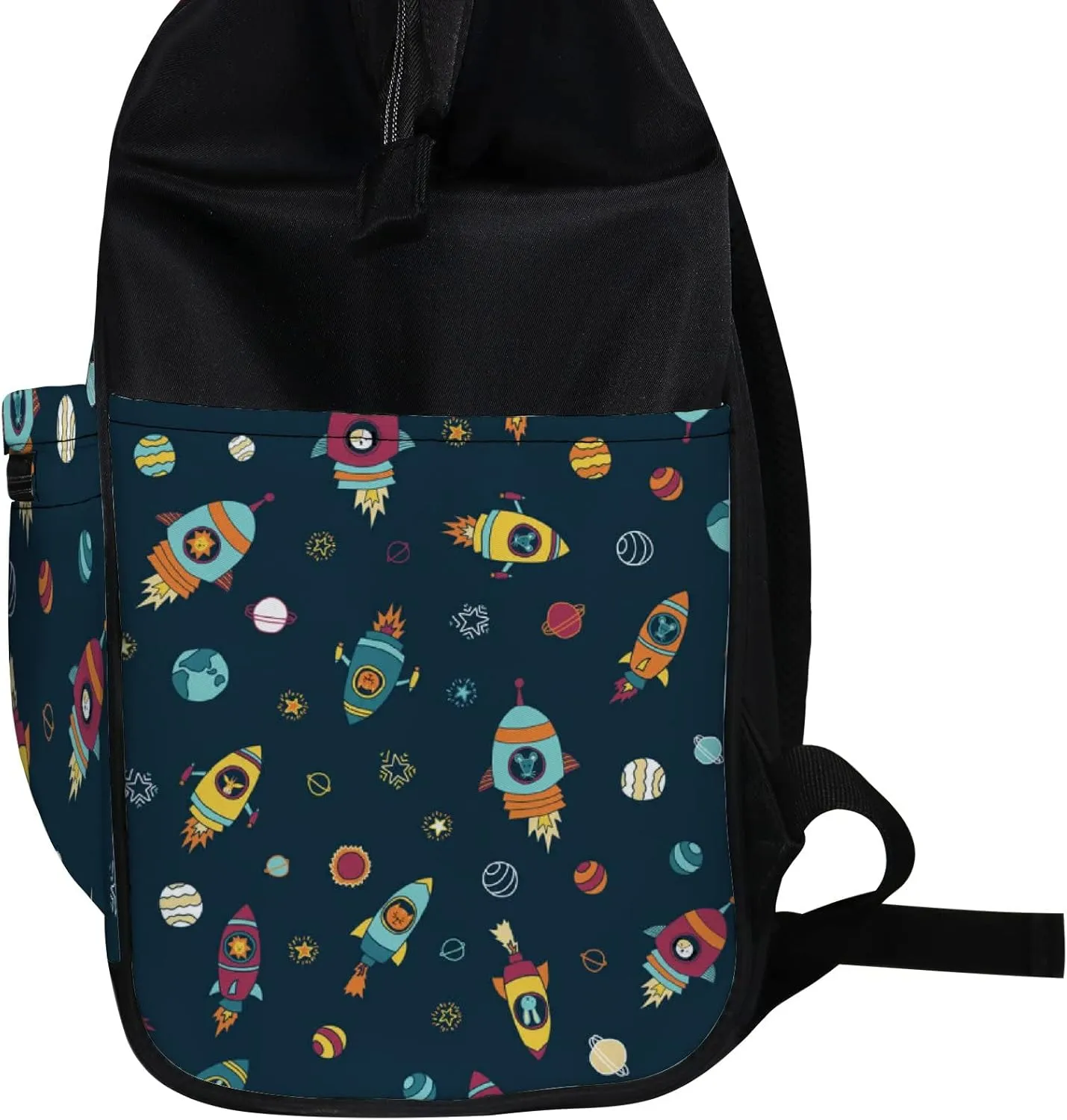 Space Astronaut Animals Diaper Bag Backpack Waterproof Backpack Baby Nappy Changing Bag for Travel Large Capacity Durable and Stylish for Woman