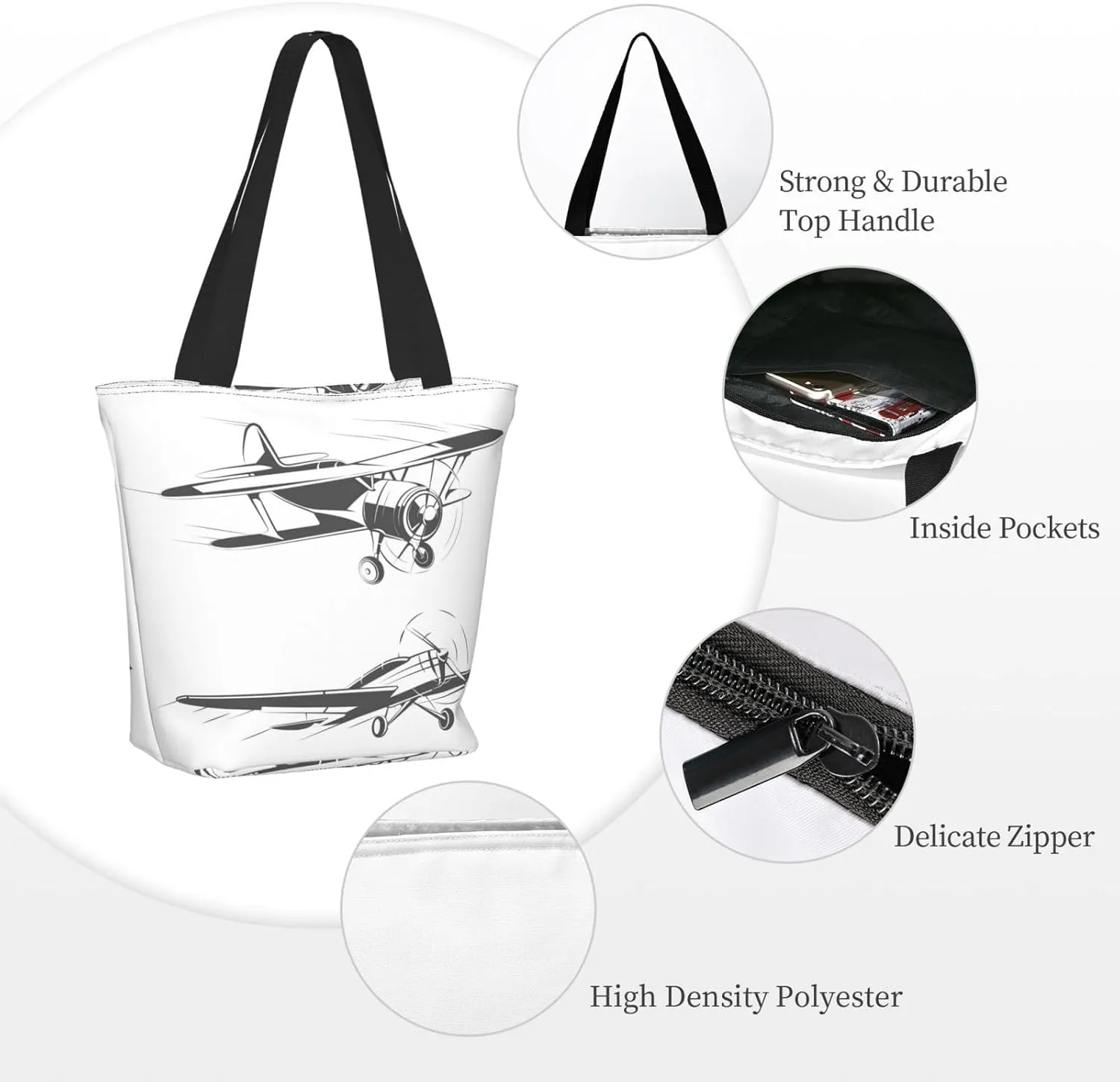 Space Meteor Star Tote Bag for Women, Travel Tote Handbags for Gym