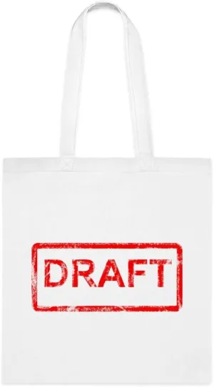 SpreadPassion Draft Tote Bag, Draft Gift, Draft Shoulder Bag, Draft Reusable Bags, Birthday Christmas Basket Gag Gift Idea, Gift For Her, Gift For Him, Women Tote Bag