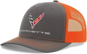SR1 Performance C8 Corvette Snapback Hat - Chevy Structured Mesh Back Cap