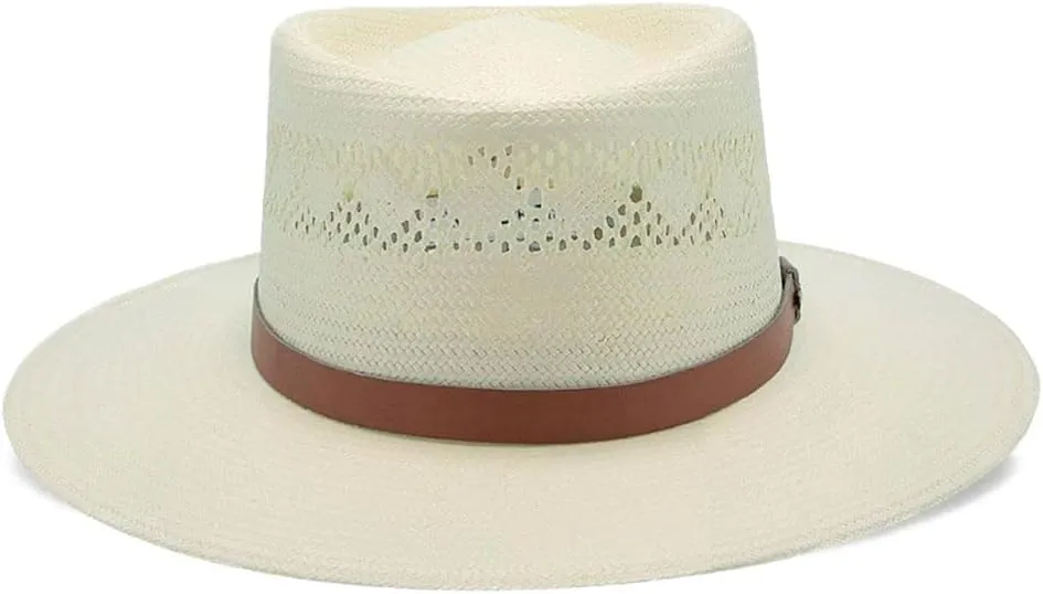 STETSON Natural Brentwood Vented Straw Outdoor Hat OSBTWD-0230