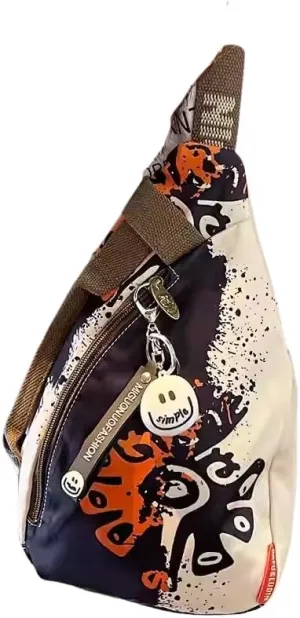 Street Zip Crossbody — Compact Size, Bold Style