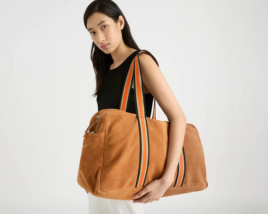 Suede Duffle - Camel
