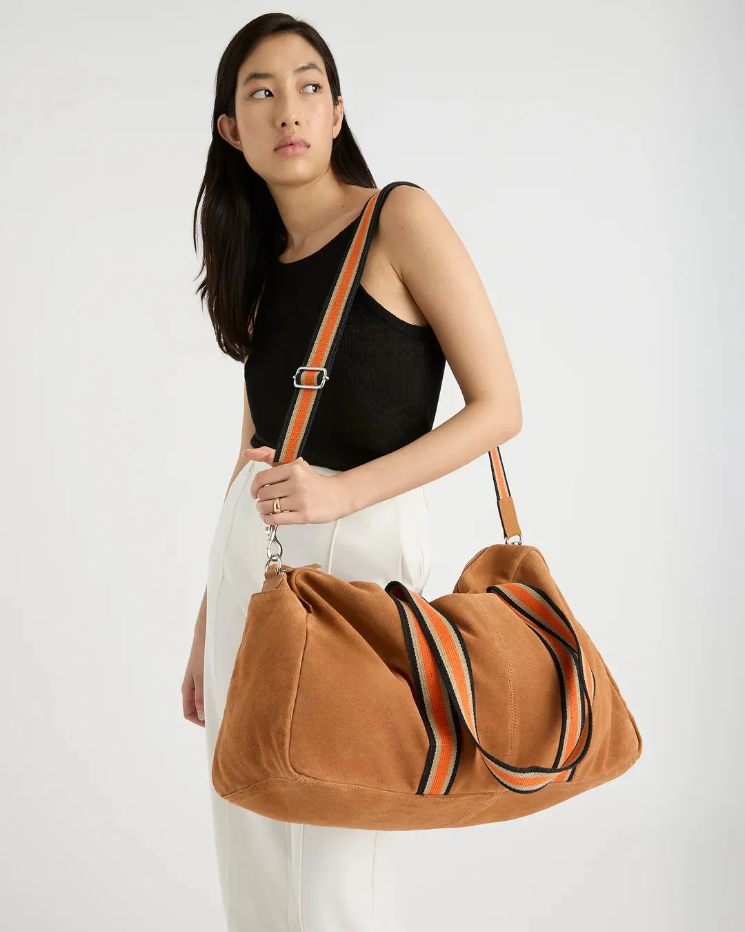 Suede Duffle - Camel